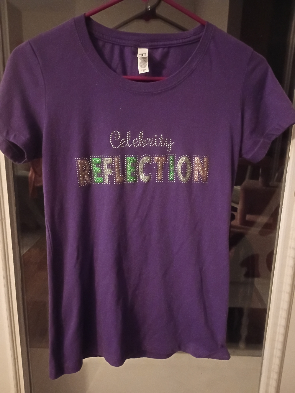 Women's Purple "Reflection" Graphic Tee